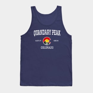 Quandary Peak Colorado 14ers Vintage Athletic Mountains Tank Top